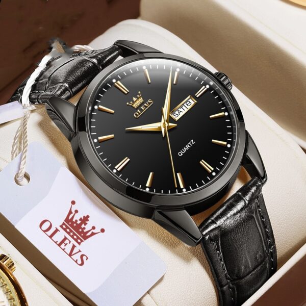 Calendar Waterproof Quartz Watch For Men - Image 8