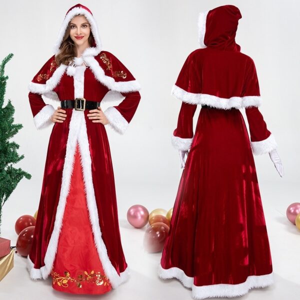 Christmas Ball Performance Costume Luxury Women's Clothing