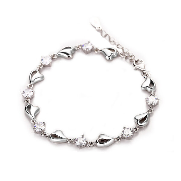 Women's Fashion Simple Heart Bracelet - Image 4