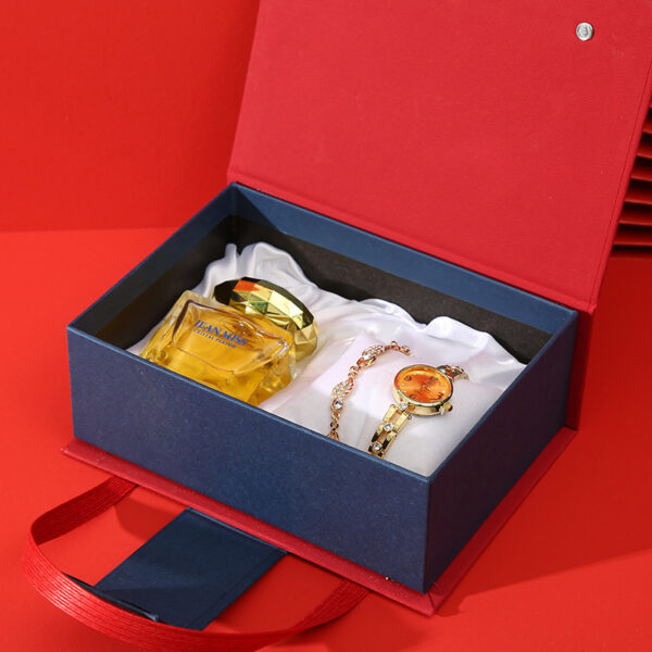 Hand Gift Set Watch Lipstick Perfume Gift Box - Image 8