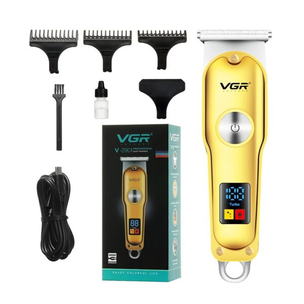 Portable Electrical Hair Cutter Dual-purpose Charging And Plug-in LCD Digital Display - Image 7