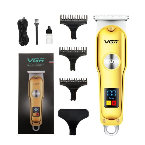 Portable Electrical Hair Cutter Dual-purpose Charging And Plug-in LCD Digital Display - Image 4