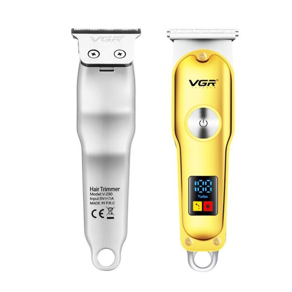 Portable Electrical Hair Cutter Dual-purpose Charging And Plug-in LCD Digital Display - Image 5