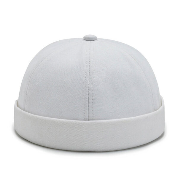 Skullcap Summer Hat Men's Autumn Brimless Cotton-padded Cap - Image 5