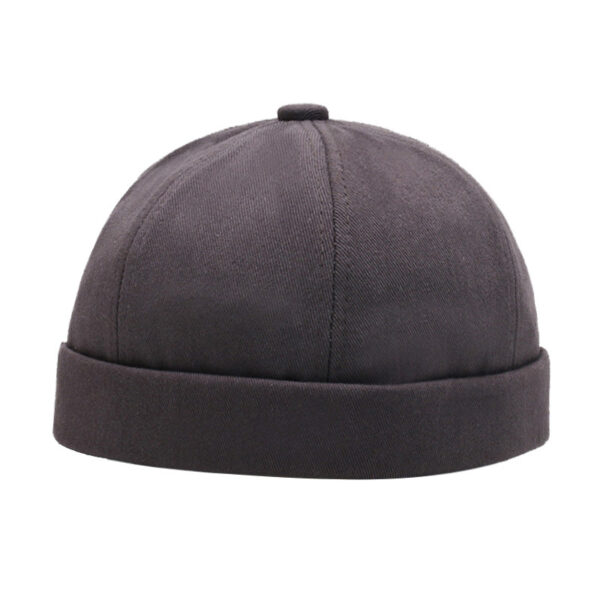 Skullcap Summer Hat Men's Autumn Brimless Cotton-padded Cap - Image 4