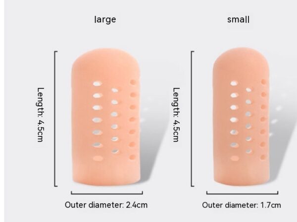 Big Toe Protective Cover High Heels Protective Tube Small Toe Cover Silicone Thumb Sheath - Image 2