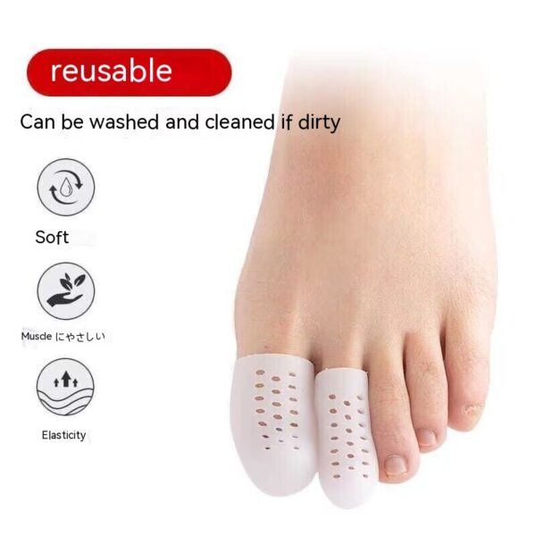 Big Toe Protective Cover High Heels Protective Tube Small Toe Cover Silicone Thumb Sheath - Image 10