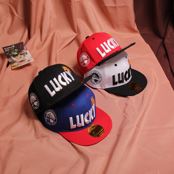 Children's Baseball Cap Tide Hiphop Flat Brim Peaked Cap - Image 8