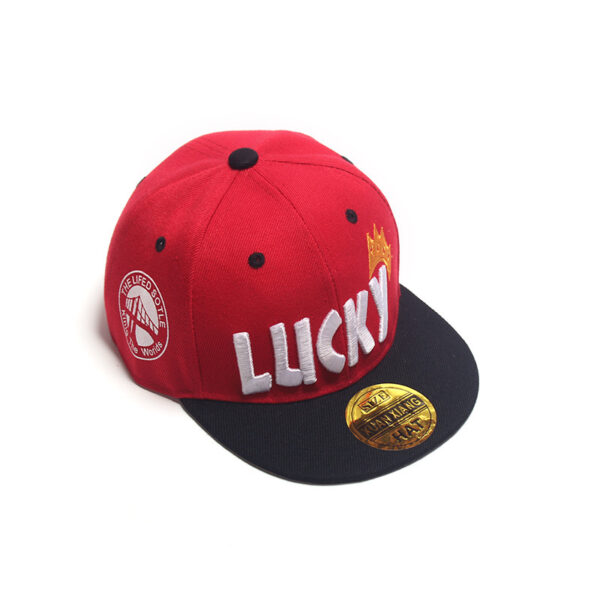 Children's Baseball Cap Tide Hiphop Flat Brim Peaked Cap - Image 9