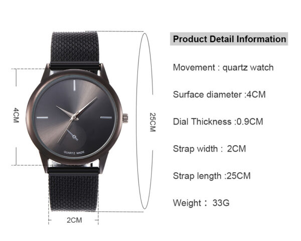 Women's Creative Plastic Mesh Quartz Watch - Image 5