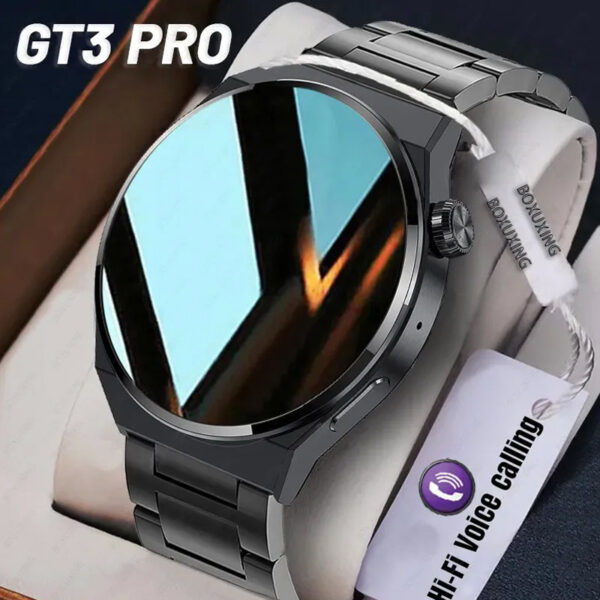 Fashion HD Large Round Screen Heart Rate GT3 Pro Multi-function Sport Smart Watch - Image 8