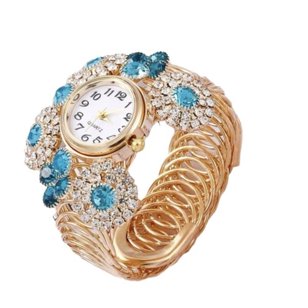 Inlaid Rhinestone Starry Women's Elegant Affordable Luxury Fashion Quartz Watch - Image 7