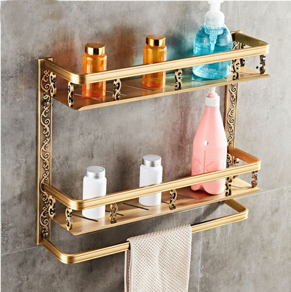 European style bathroom shelf double bathroom - Image 3