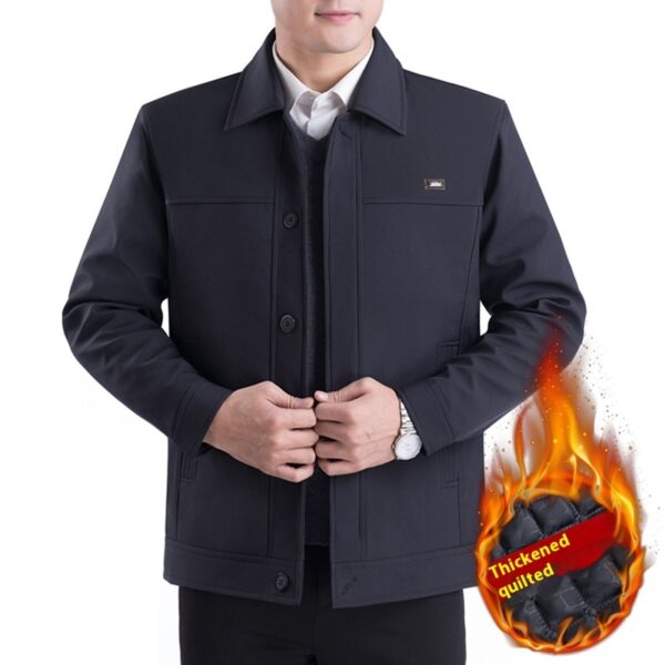 Middle-aged Men's Casual Jacket Autumn Outerwear Top - Image 4