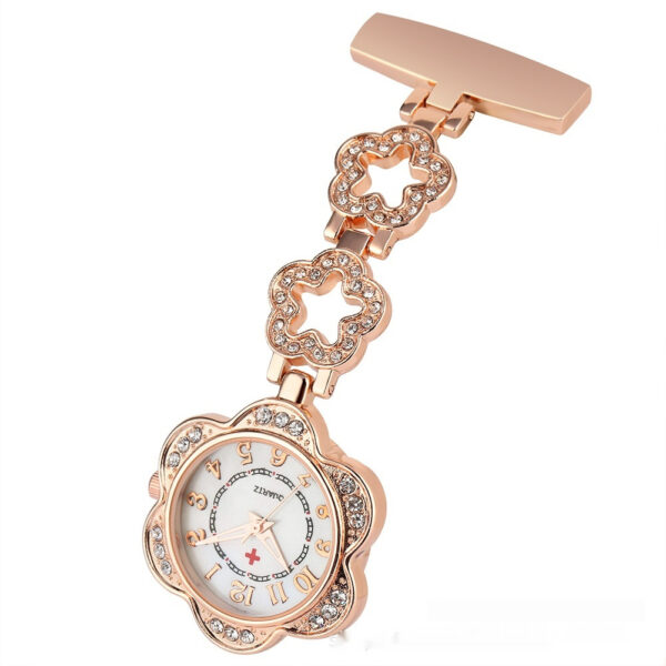 Roller Diamond Nurse's Watch Hanging Chest Watch Portable Pocket Watch Ladies - Image 9