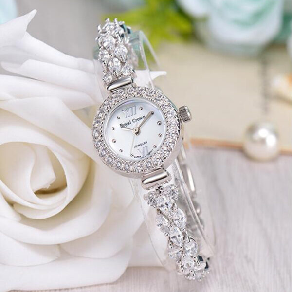 Watch Bracelet Quartz Full Star Diamond Women's Watch - Image 9