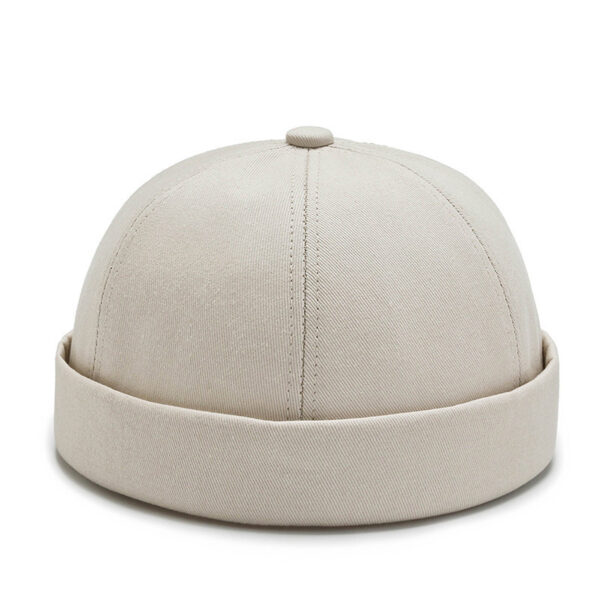 Skullcap Summer Hat Men's Autumn Brimless Cotton-padded Cap - Image 2