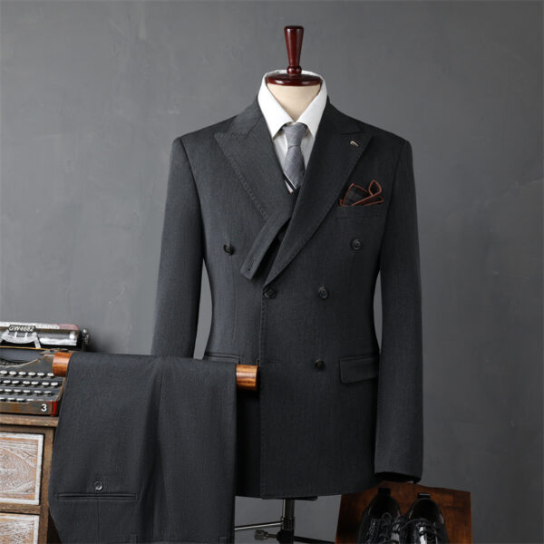 Men's Suit Set Double Breasted Casual - Image 9