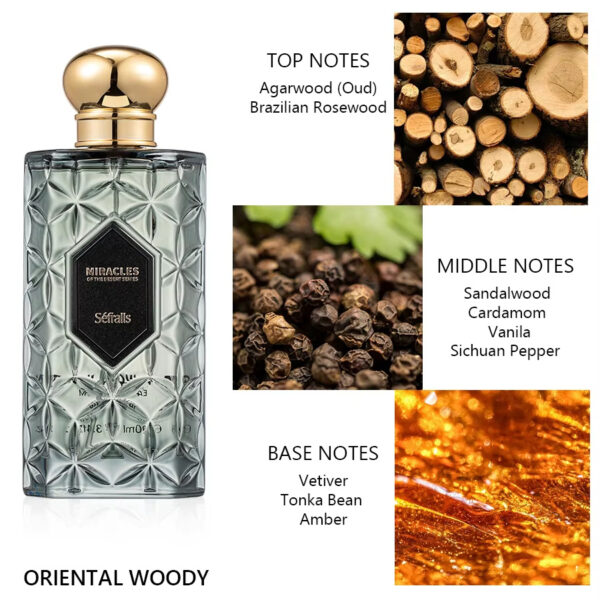 Sefralls Noir Wood Night Perfume Woody Fragrance Luxury Perfumes Woody  Long Lasting Signature GRACEFUL Fragrance - Image 4