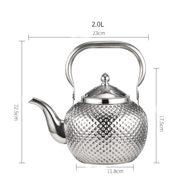 Spherical Handle Stainless Steel With Strainer Household Tea Table Kettle - Image 6