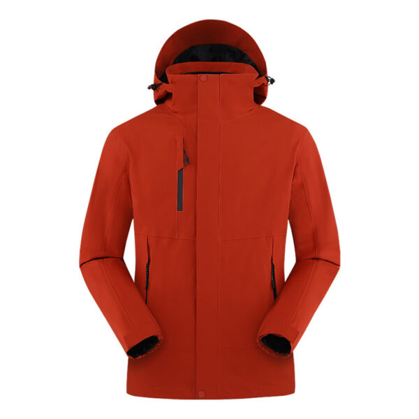 Full Heat Seal Shell Jacket Three-in-one Windproof Outdoor - Image 7