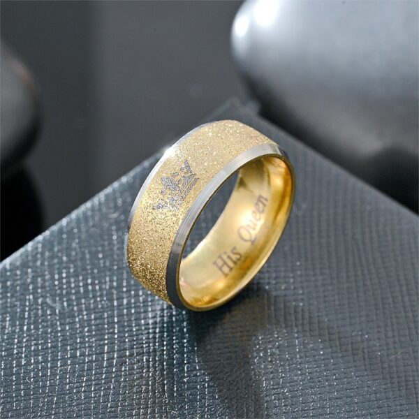 Titanium Steel Couple Ring Fashion Hand Accessories - Image 10