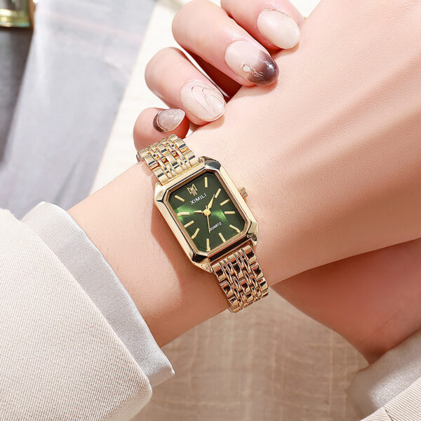 Fashion Simple Square Steel Strap Women's Watch - Image 4