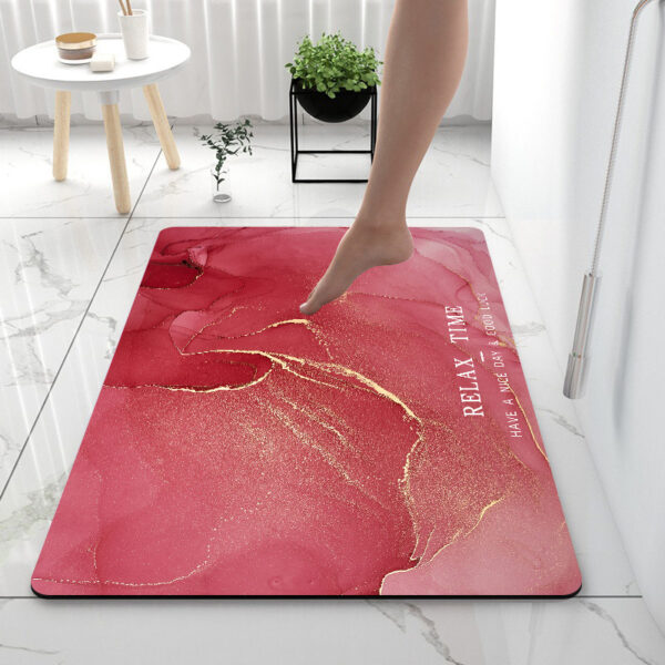 Home Gadget Anti-Slip Mat Super Absorbent Bathroom Floor Mat Diatom Mud Suitable For Kitchen Toilet - Image 2