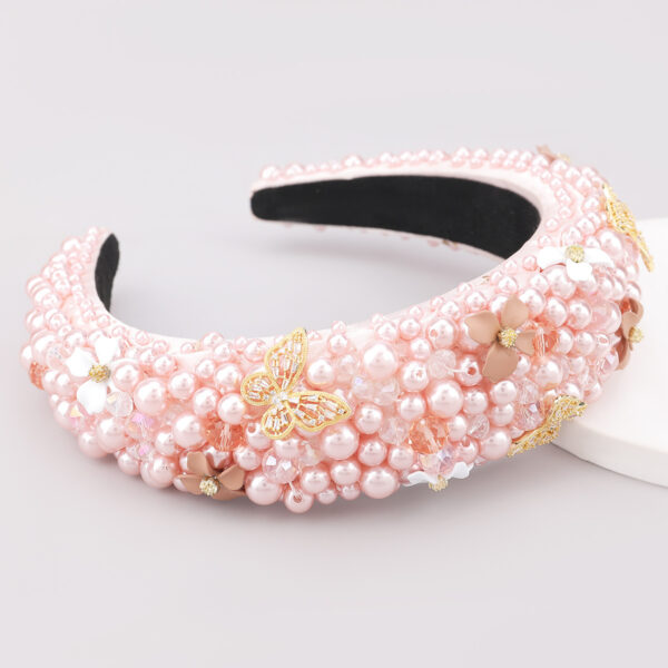 Fashionable Personality Hair Accessories Fabric Diamond Headband - Image 3