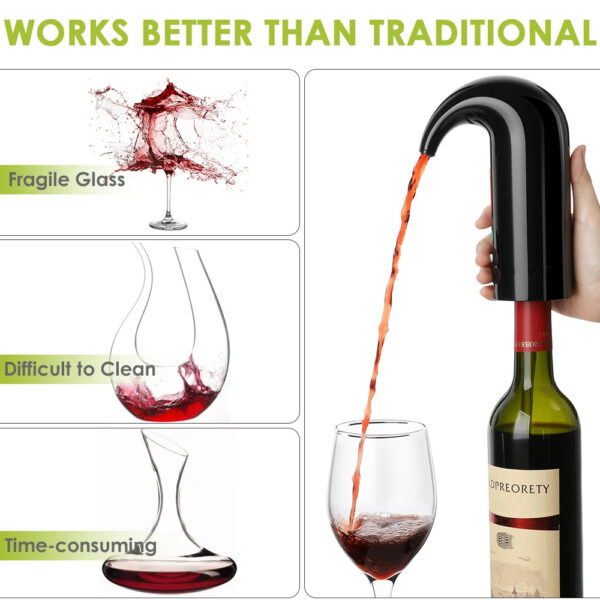 Portable Electric Wine Pourer Smart Wine Decanter Automatic Red Wine Pourer - Image 6