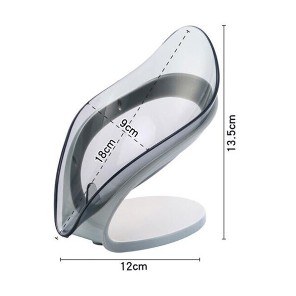 Bathroom Soap Holder Leaf Shape Soap Box Kitchen Dish Storage Box Non-slip Drain Soap Storage Case Container Bathroom Accessorie - Image 8