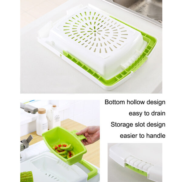 Kitchen drain cutting board - Image 5