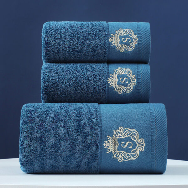 Pure Cotton Towels Three-piece With Hand Bath Towel Class - Image 6