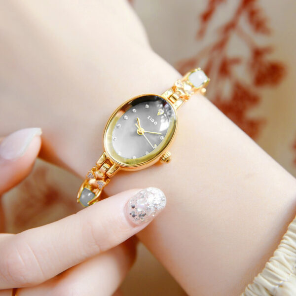 Simple Fashion Temperament Entry Lux Quartz Diamond Waterproof Women's Wrist Watch - Image 10