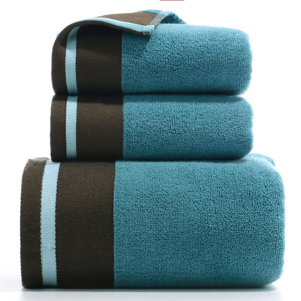 Pure Cotton Towels Three-piece With Hand Bath Towel Class - Image 2