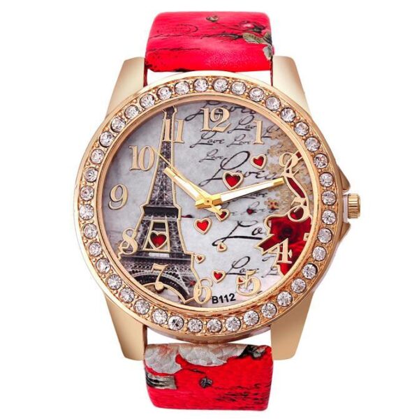 New Vintage Paris Eiffel Tower Women's Quartz Watch Women Girls Ladies Students Casual Wristwatch Relojes - Image 4