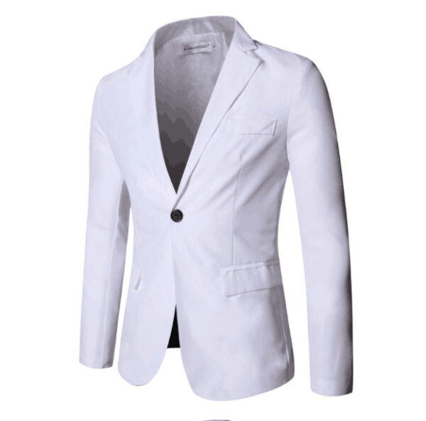 Two-piece Suit Business Professional Formal Wear Korean Slim Fit - Image 4