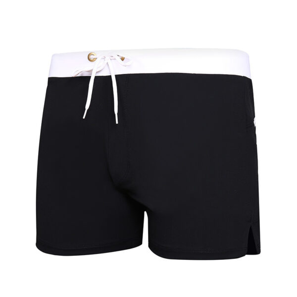 Men's Color Matching Beach Swim Trunks - Image 6