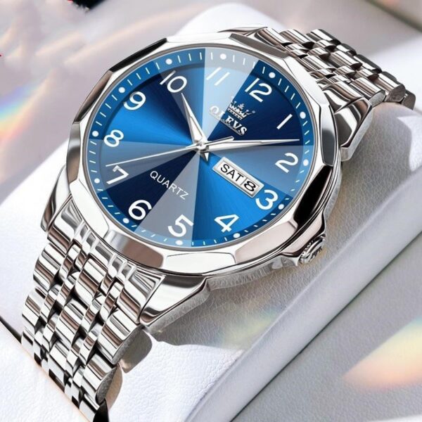 Digital Calendar Quartz Watch Waterproof Men - Image 6