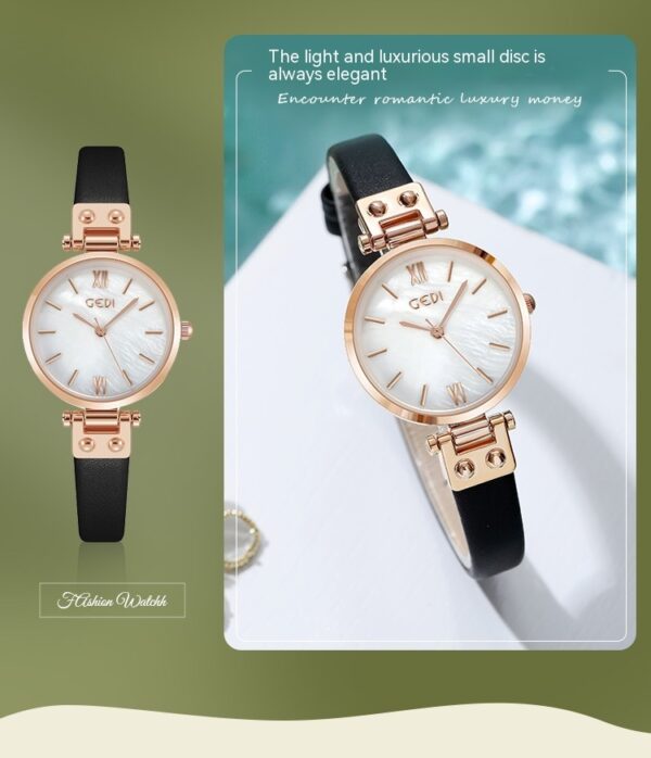 New Art-style Student's Watch Women's Waterproof Watch With Delicate And Small Dial - Image 2