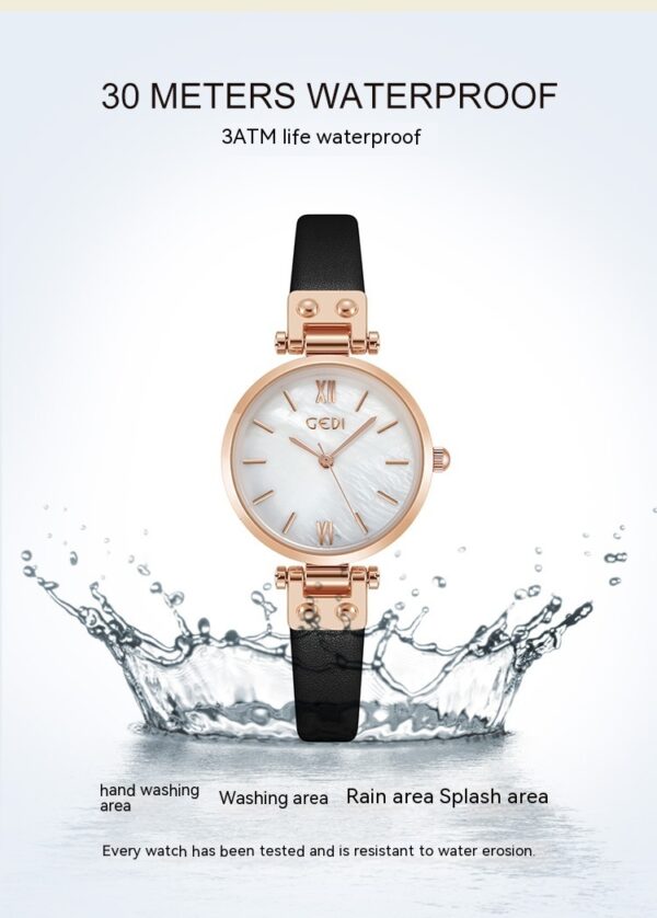 New Art-style Student's Watch Women's Waterproof Watch With Delicate And Small Dial - Image 3