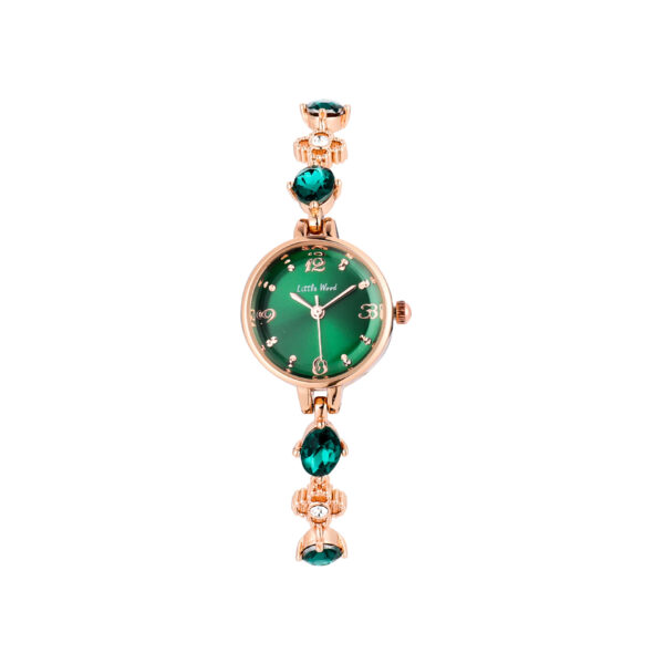 Small Green Watch Simple Elegant Women's Bracelet Watch Gift Watch Jade Watch - Image 3