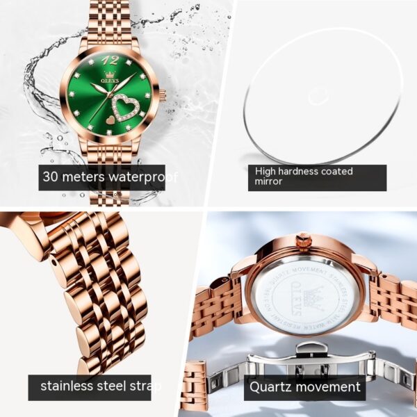 Fashion Waterproof Women's Quartz Watch - Image 6