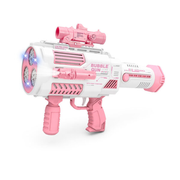 Bubbles Gun Kids Toy Rocket Soap Bubble Machine Guns Automatic Blower Portable Pomperos Toy For Children Gift - Image 8