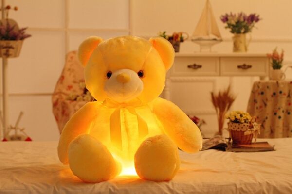 Creative Light Up LED Teddy Bear Stuffed Animals Plush Toy Colorful Glowing Christmas Gift For Kids Pillow - Image 7