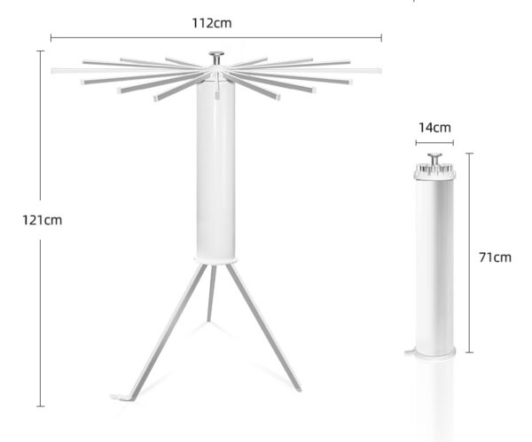 Household Floor Folding Clothes Drying Rack - Image 3