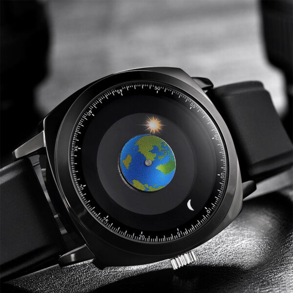 Women's Fashion Casual Innovative Earth Watch - Image 3