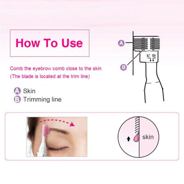 Electric eyebrow shaping tool Lady's eyebrow shaving machine - Image 4