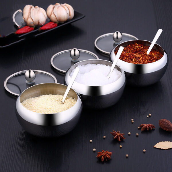 Kitchen Stainless Steel Seasoning Pot Kitchen Utensils - Image 2