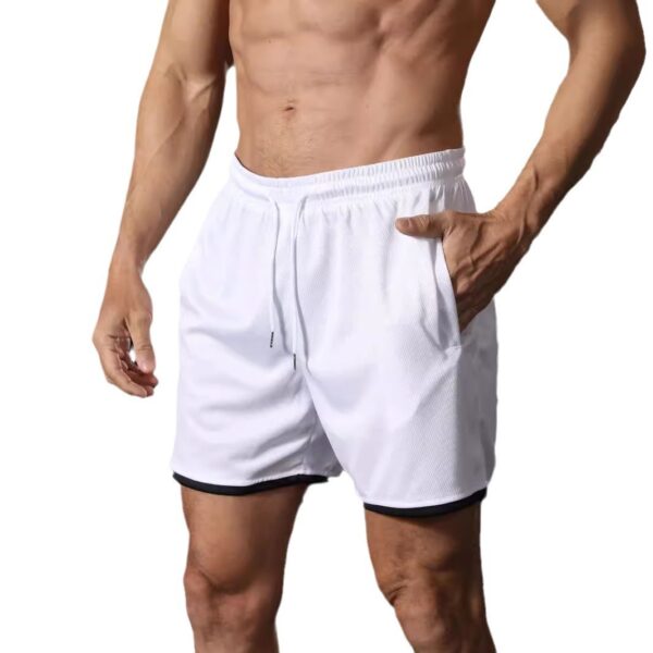 Plus Size Sports Running Fitness Breathable Wicking Stylish Beach Short Shorts - Image 3